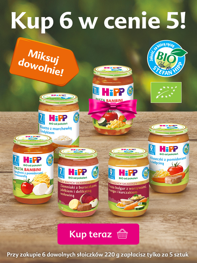HiPP Dania 220g - wybierz 6, zapłać za 5
