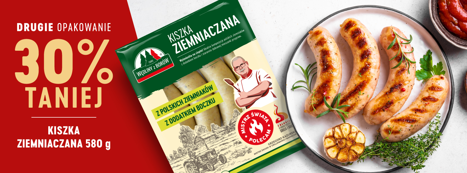 Sokołów Kiszka ziemniaczana 580 g - drugie opakowanie 30% taniej przy zakupie 2